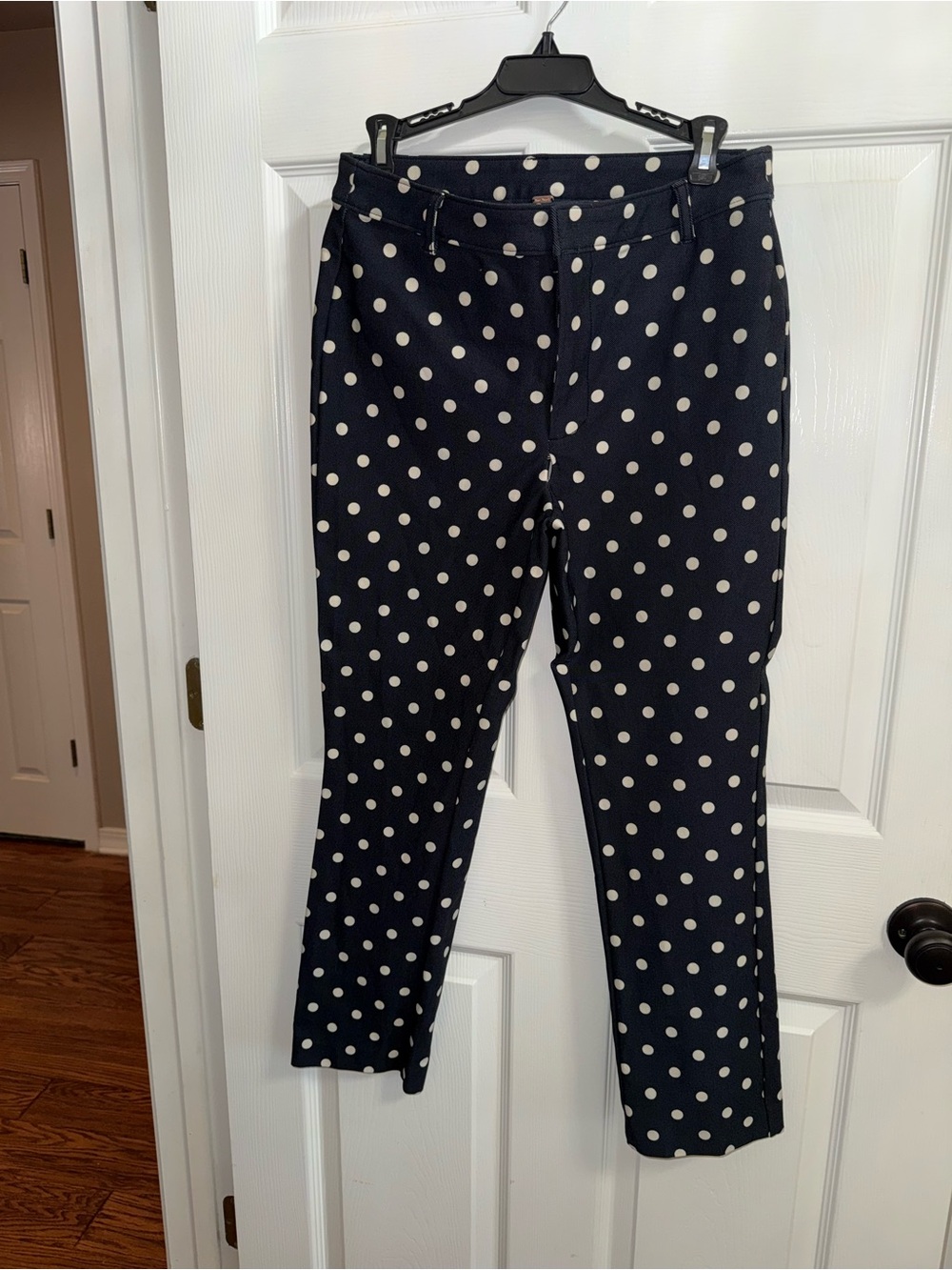 Free People Navy Polka Dot Skinny Pants- NEVER WORN!!
